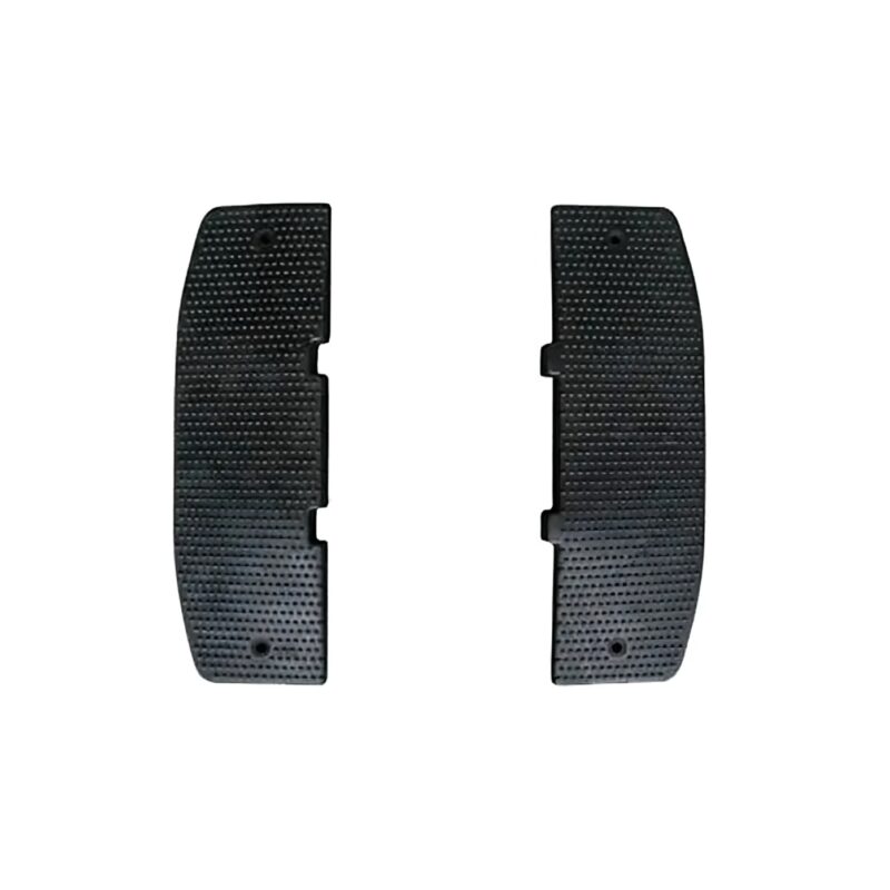 Terminais Lomba Redutora Velocidade 3cm Borracha Preto Amarelo Pack 2 Unidades