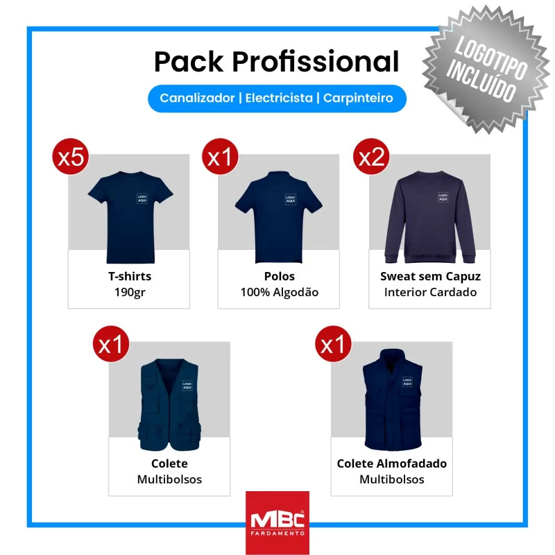 Pack Profissional- Eletricistas / Canalizadores / Carpinteiros