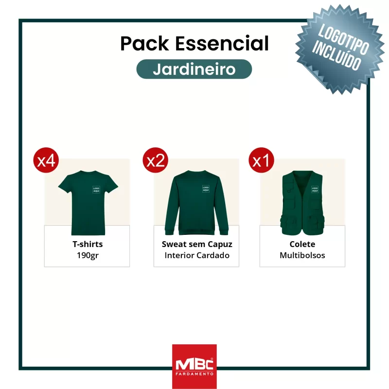 Pack Essencial- Jardineiro