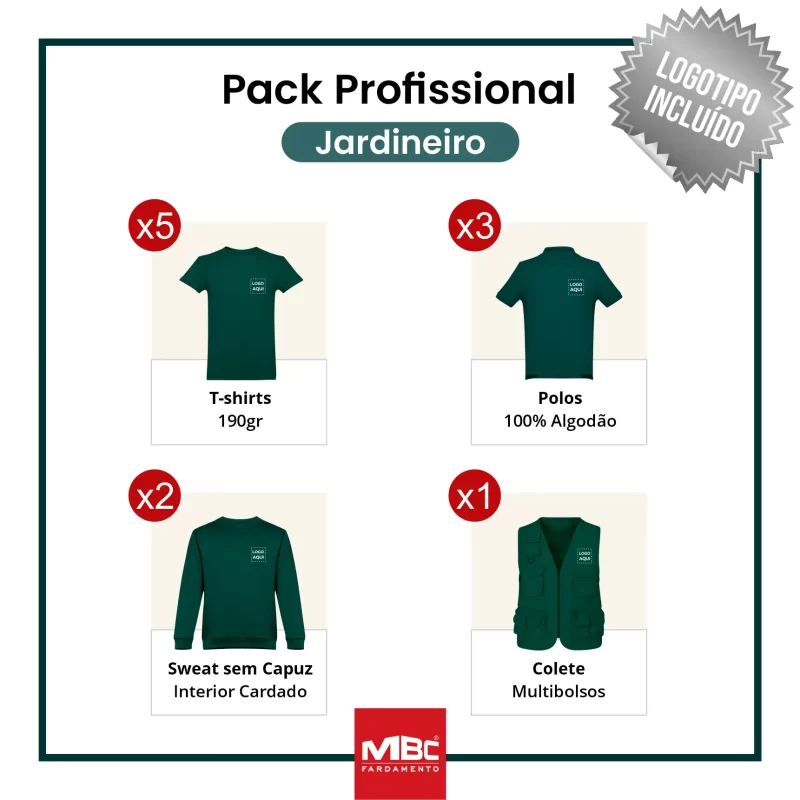 Pack Profissional- Jardineiro