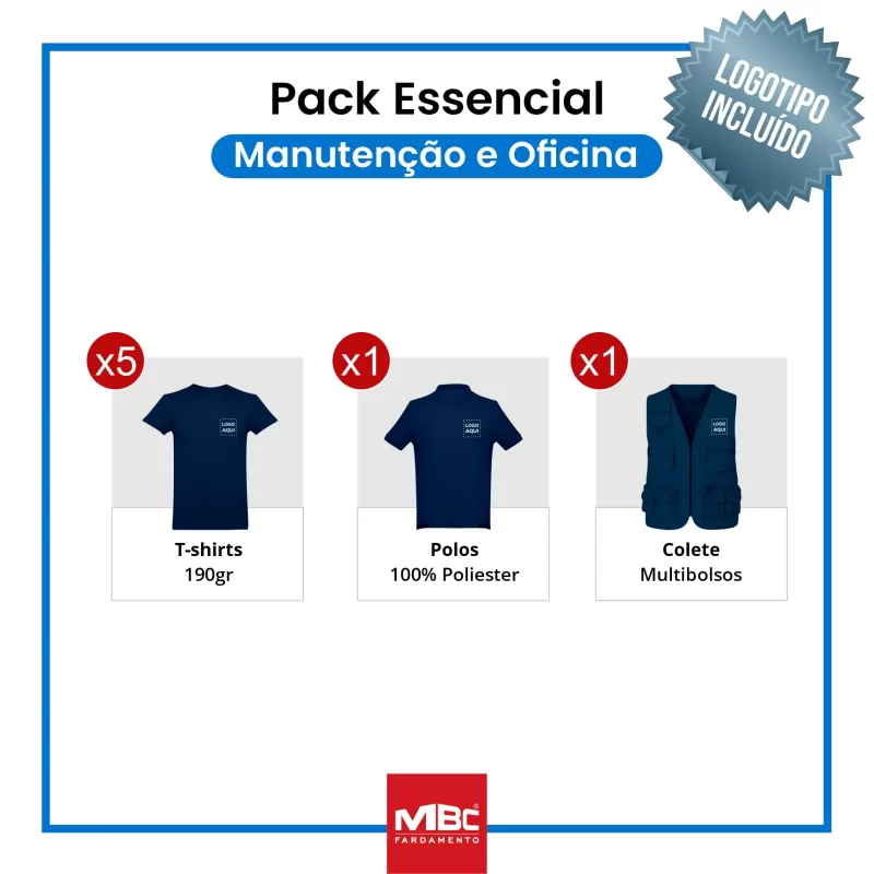 Pack Essencial- Manutenção e Oficina