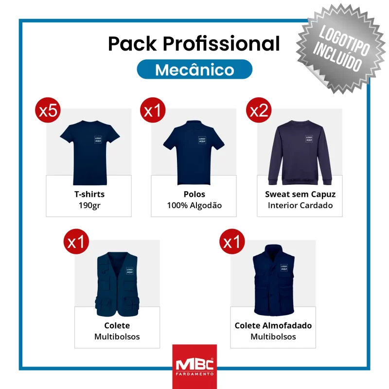 Pack Profissional- Mecânico