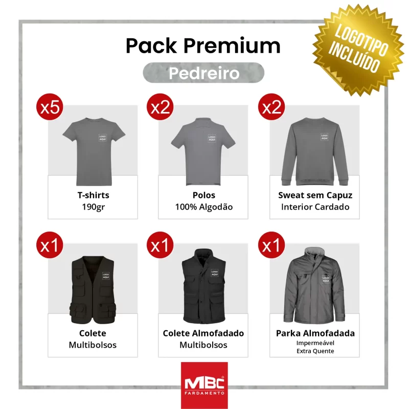 Pack Premium- Pedreiro