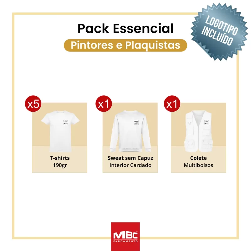 Pack Essencial- Pintores e Plaquistas
