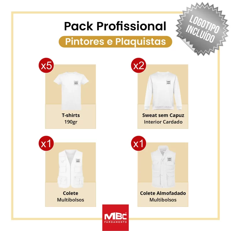 Pack Profissional- Pintores e Plaquistas