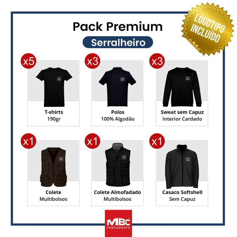 Pack Premium- Serralheiro