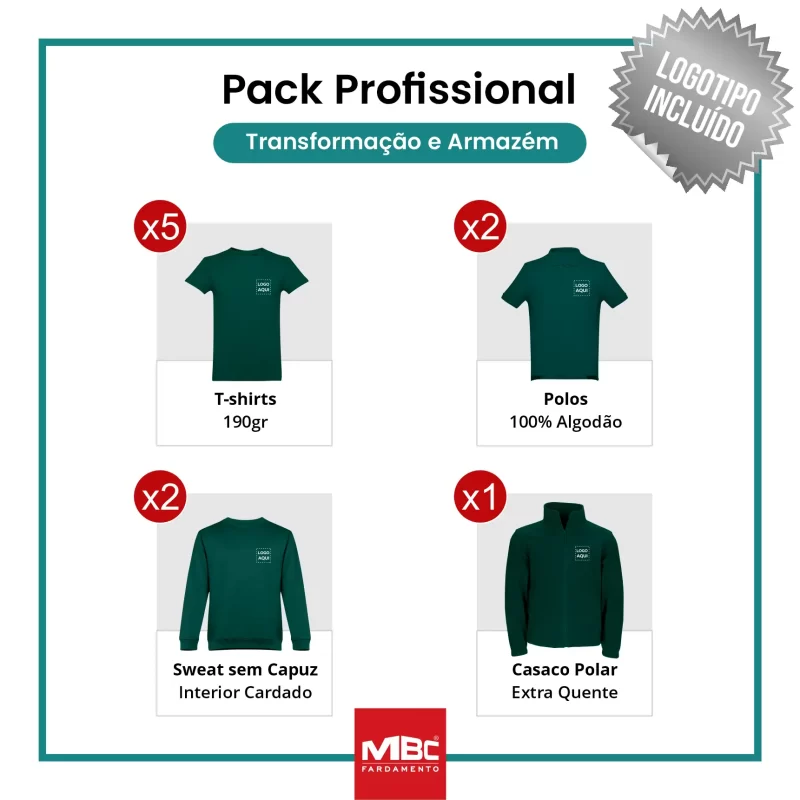Pack Profissional- Transformação e Armazém