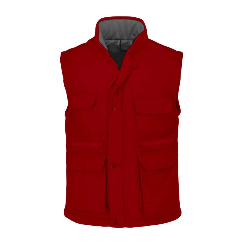 Colete Almofadado - Vermelho Lobo
