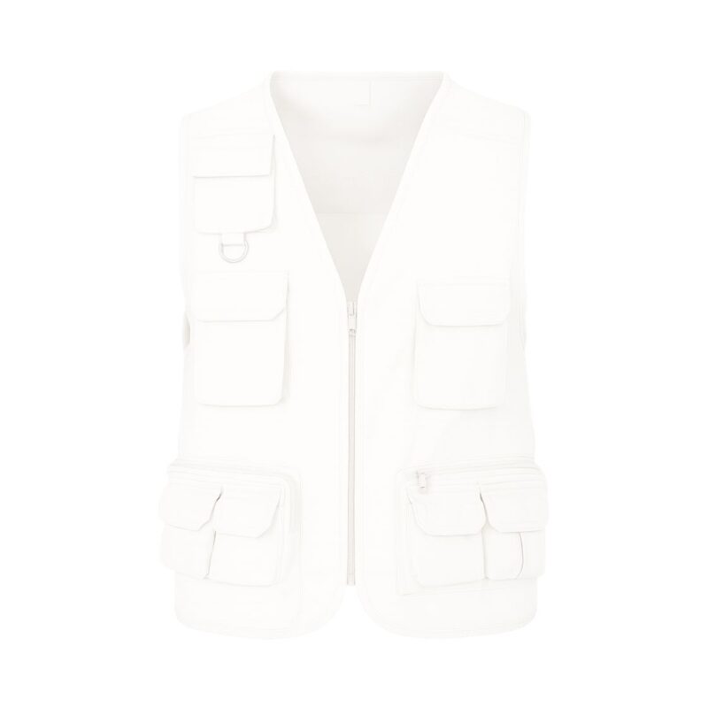 Colete Multibolsos - Branco