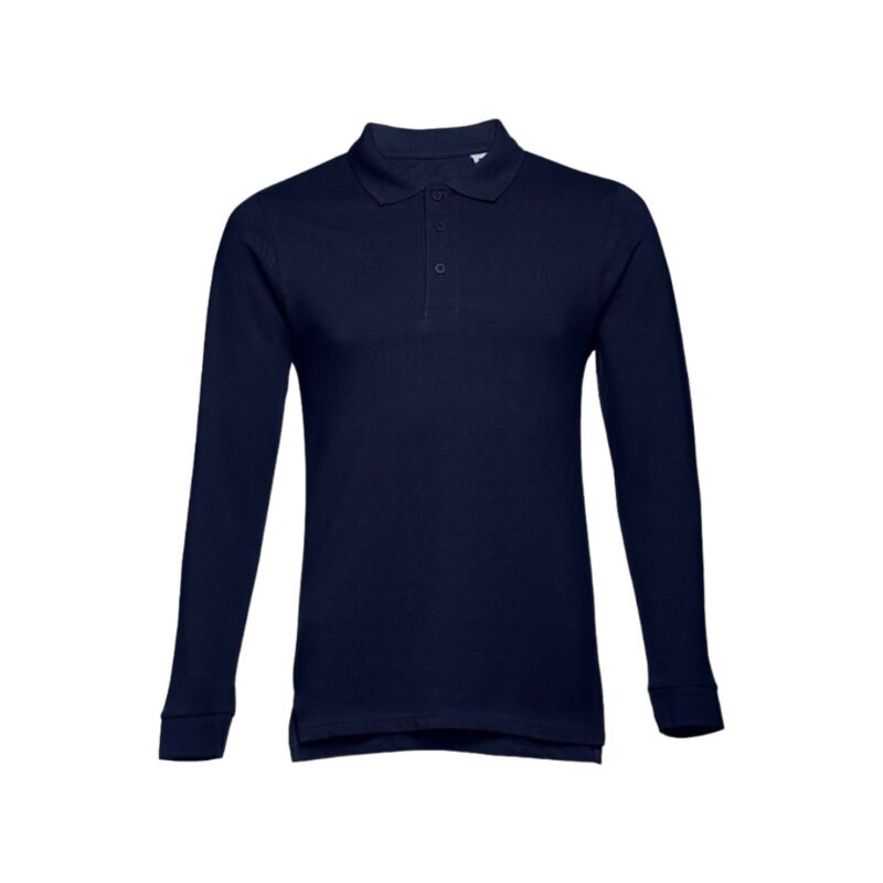Polos de Manga Comprida - Azul Marinho, L