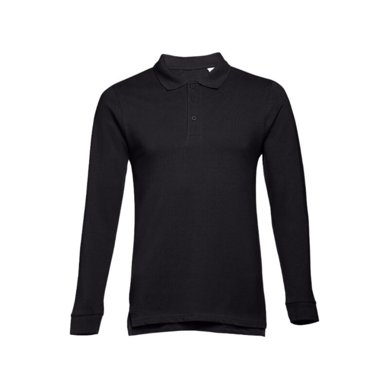 Polos de Manga Comprida - Preto, S