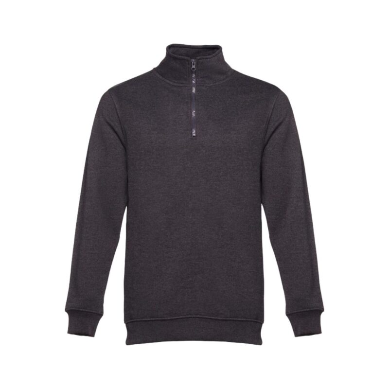 Sweat Com 1/4 Fecho - Antracite Matizado