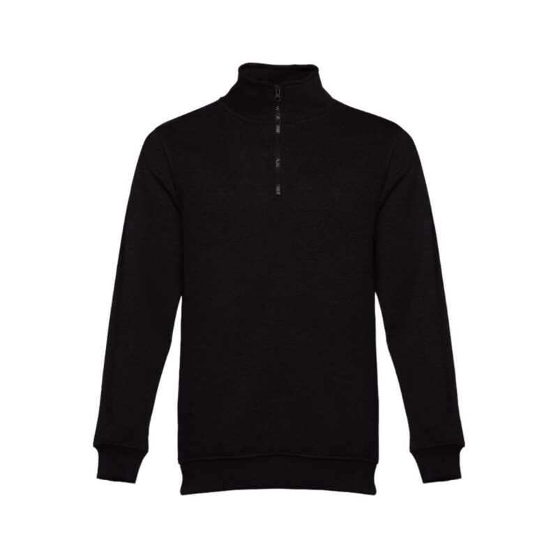 Sweat Com 1/4 Fecho - Preto