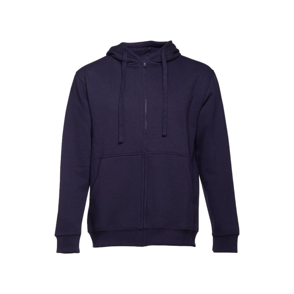 Sweat com Fecho e Capuz - Azul Marinho
