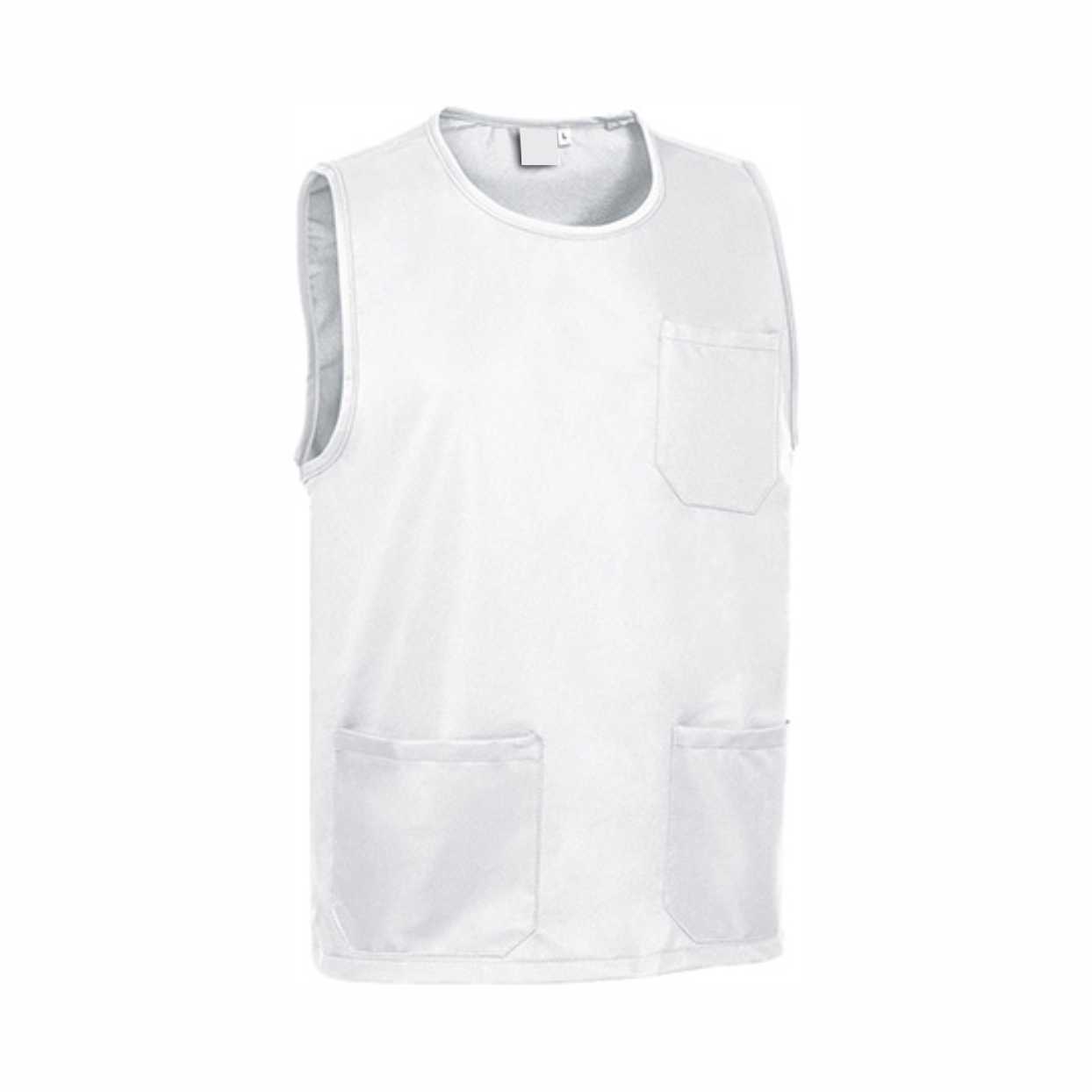 Túnica de Trabalho com Bolsos - Branco