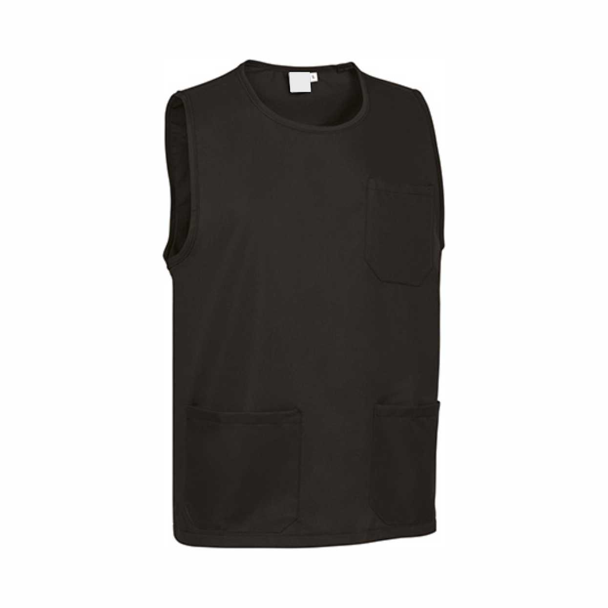 Túnica de Trabalho com Bolsos - Preto