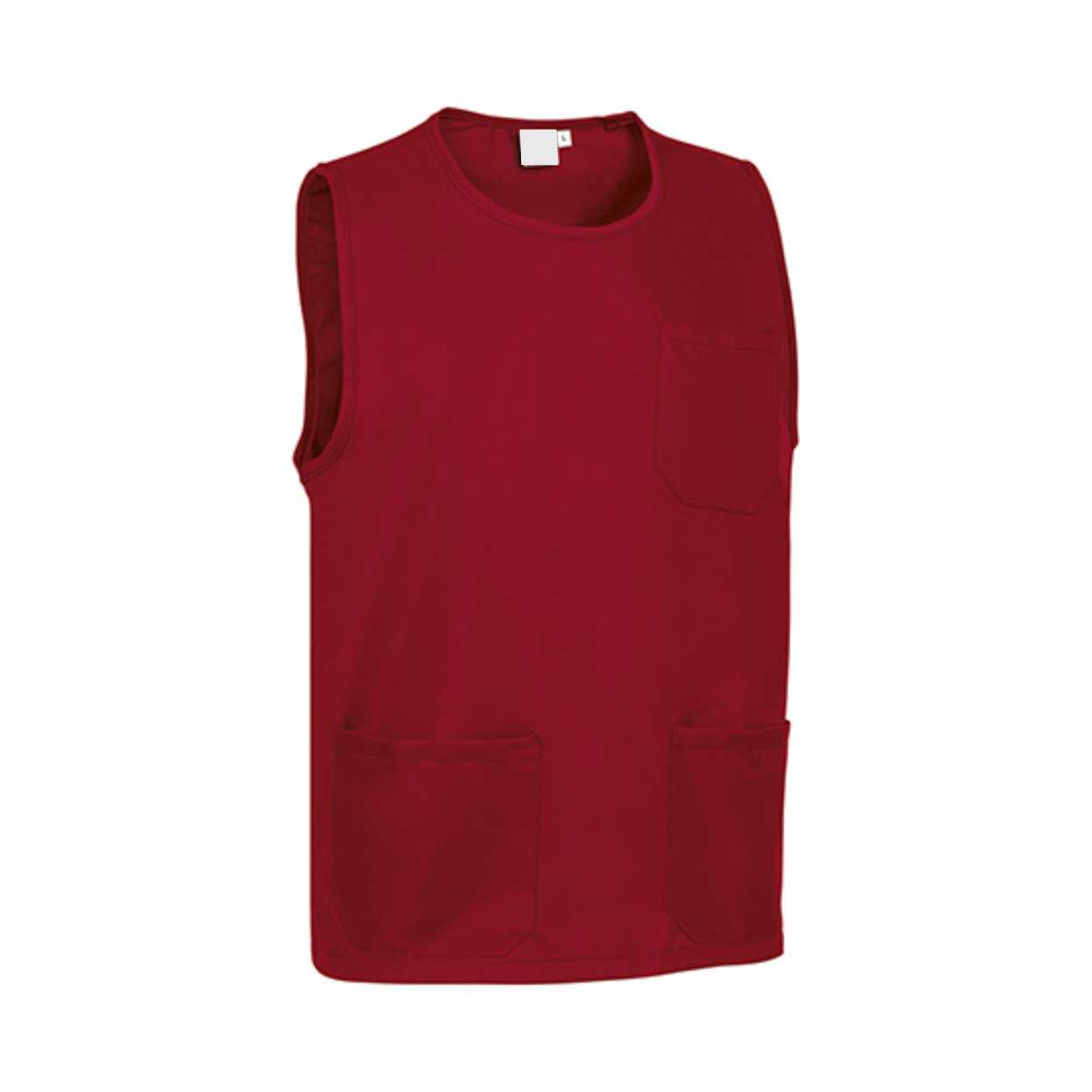 Túnica de Trabalho com Bolsos - Vermelho