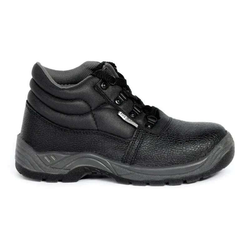 Bota de Segurança S3 em Pele com Biqueira de Aço Antiderrapante