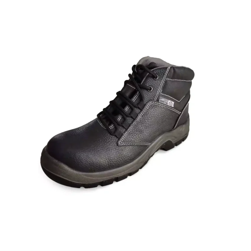 Bota de Segurança S3 sem Aço em Pele com Biqueira em Compósito e Palmilha Kevlar