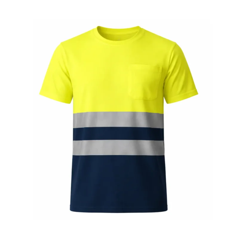 T-Shirt Alta Visibilidade Refletor para Trabalho