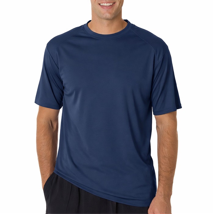 T-Shirts Unisexo 100% Poliester-  Gama Económica/Promocional - Azul Marinho