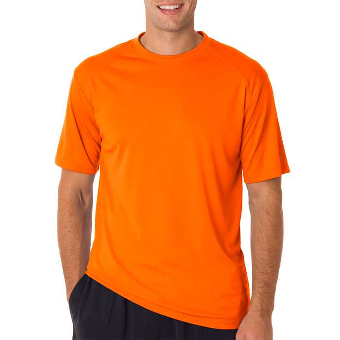 T-Shirts Unisexo 100% Poliester-  Gama Económica/Promocional - Laranja Florescente
